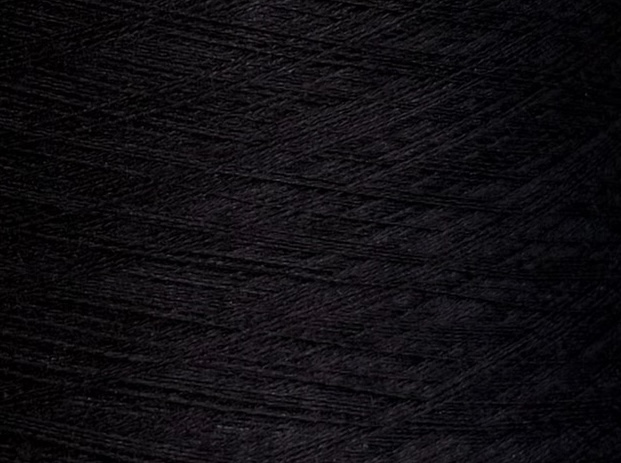 Botto Giuseppe Superzen 2/80 – Fil en mérinos et soie col. Noir